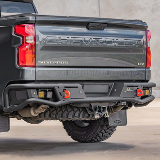 Ironman 4x4® - Raid Full Width Black Powder Coated Rear Pre-Runner Bumper