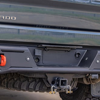 Ironman 4x4® - Raid Full Width Black Powder Coated Rear Pre-Runner Bumper