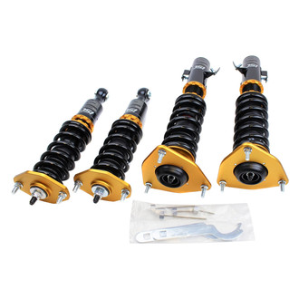 ISC Suspension® S004B-S - 0"-3" x 0"-3" N1 Basic Street Sport Series Front and Rear Coilover Kit