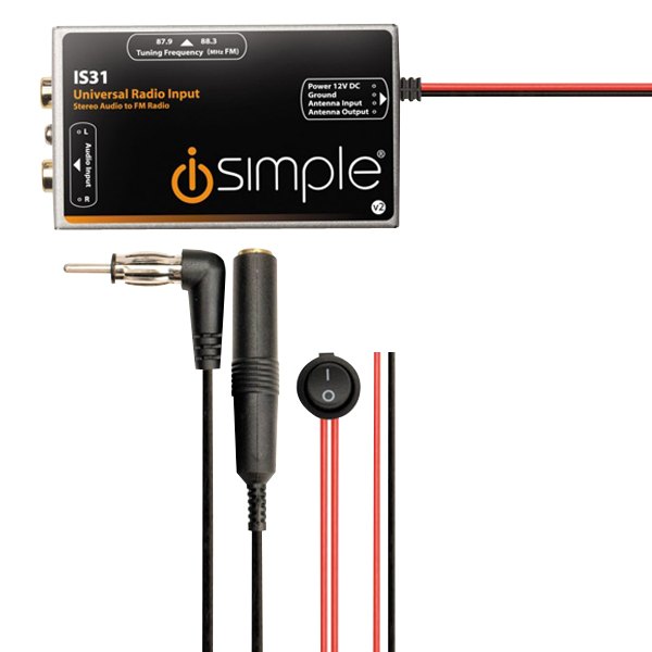 iSimple® - RadioMod FM Modulator with RCA Inputs