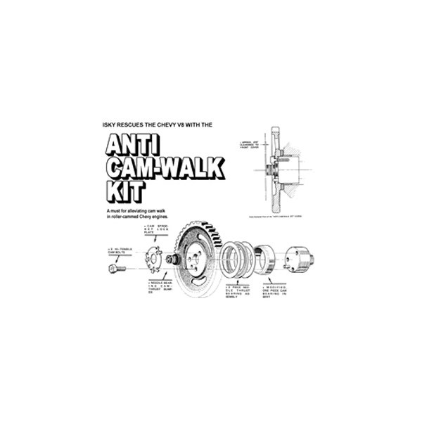 Isky Racing Cams® 20096ACW Camshaft AntiWalk Kit