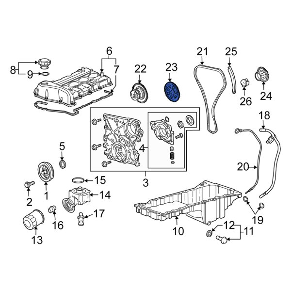 Engine Timing Camshaft Sprocket