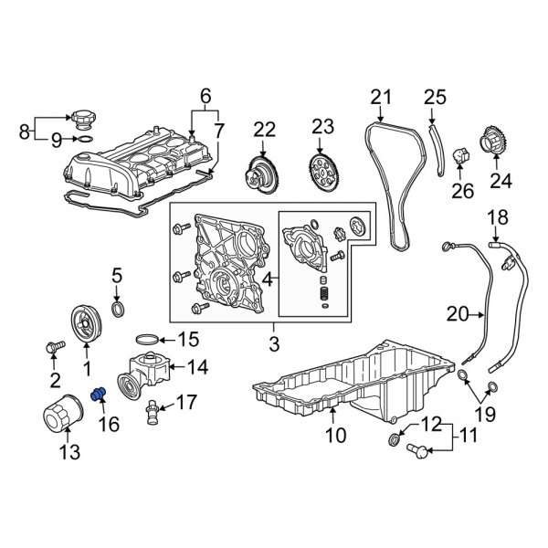 Engine Oil Filter Adapter