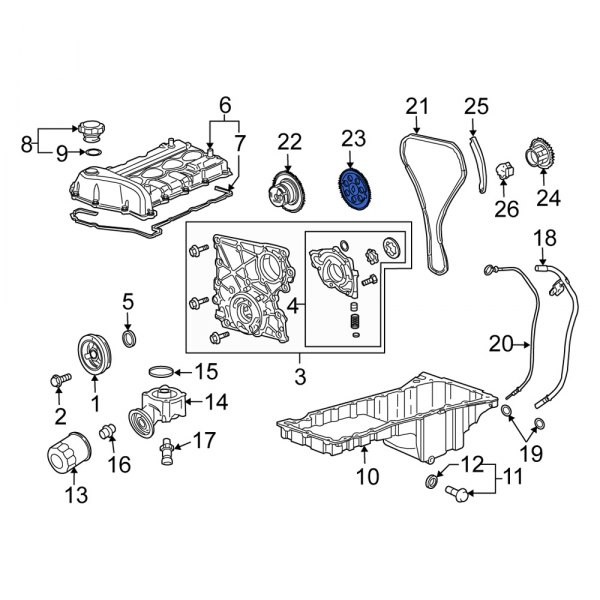 Engine Timing Camshaft Sprocket