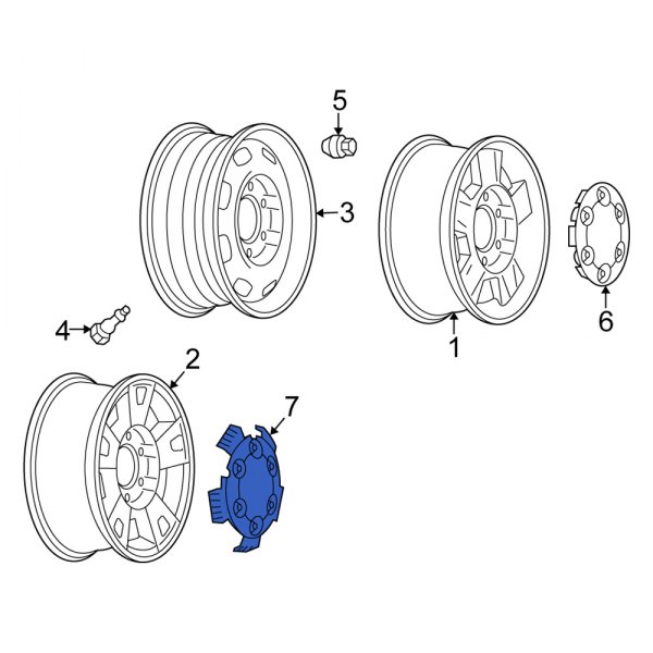 Isuzu OE 8095957440 Wheel Cover