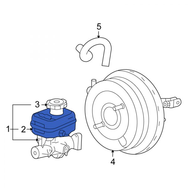 Brake Master Cylinder Reservoir