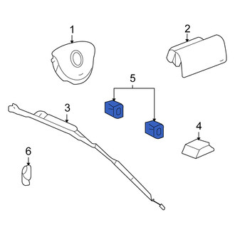Isuzu OE - Air Bag Impact Sensor