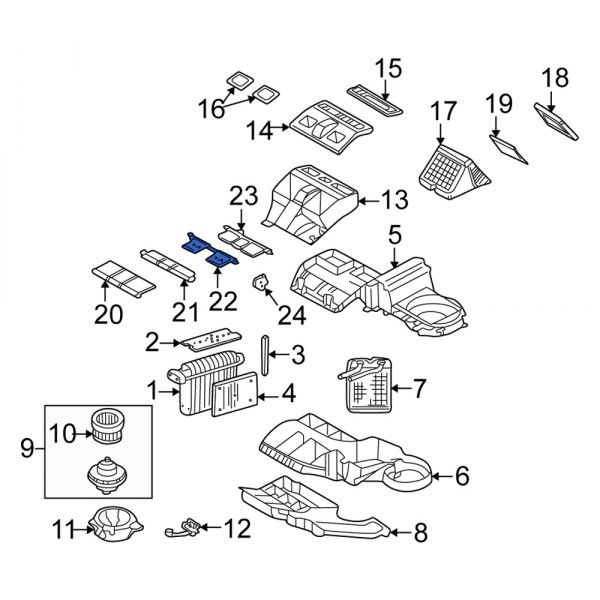 HVAC Mode Door