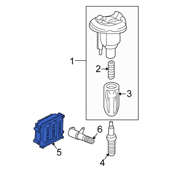 Isuzu OE 8125975210 Engine Control Module (ECM)