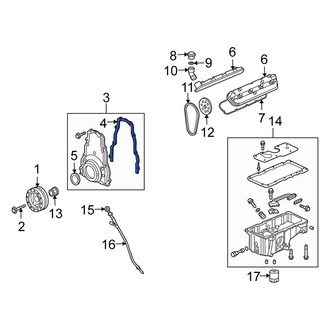 Isuzu OE - Engine Timing Cover Gasket