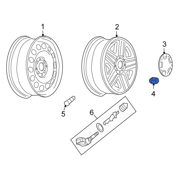 Wheel Lug Nut