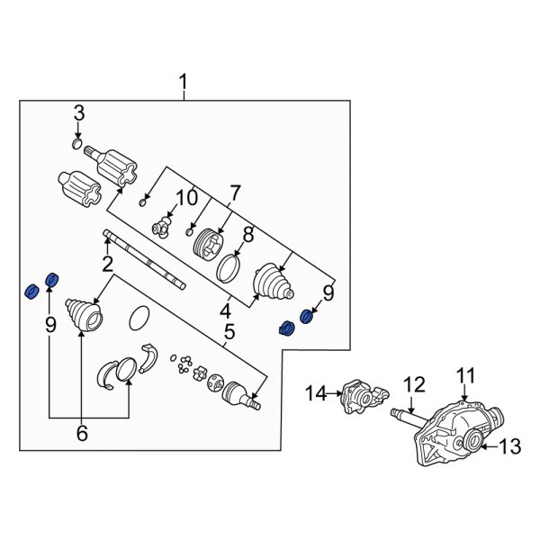 CV Joint Boot Band