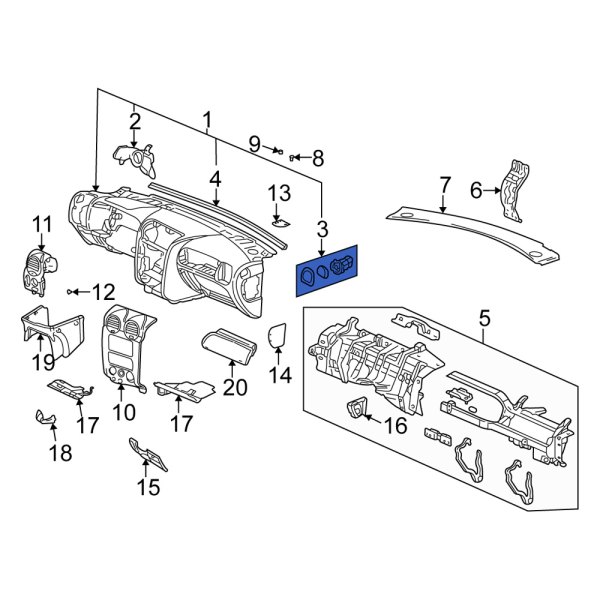 Dashboard Air Vent