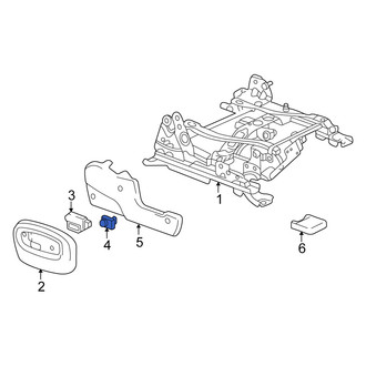 Isuzu OE - Right Seat Lumbar Switch