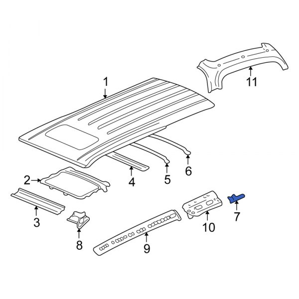 Roof Bow Bracket