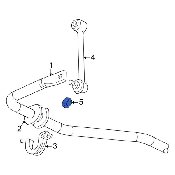 Suspension Stabilizer Bar Link Nut