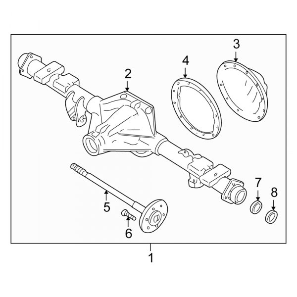 Rear Suspension - Axle Housing