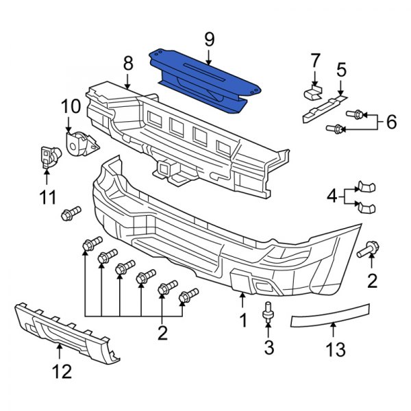 Bumper Impact Bar Brace