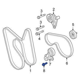 Isuzu OE - Belt Tensioner Bolt