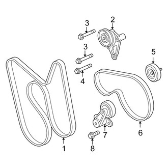 Isuzu OE - Cooling - Belts & Pulleys (5.3L)