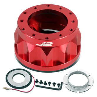 J2 Engineering® - Red Steering Wheel Hub Adapter
