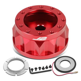 J2 Engineering® - Red Steering Wheel Hub Adapter