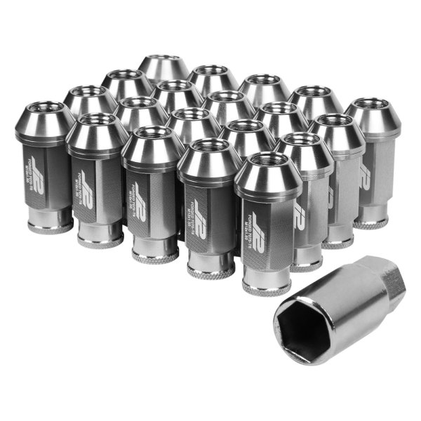 J2 Engineering® - Silver Cone Seat Open End Lug Nuts