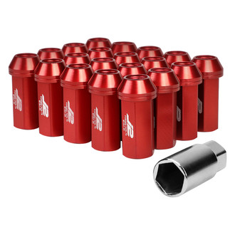 J2 Engineering® - Red Cone Seat Closed End Lug Nuts