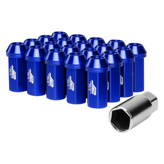 J2 Engineering® - Blue Cone Seat Closed End Lug Nuts