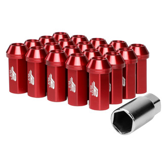 J2 Engineering® - Red Cone Seat Closed End Lug Nuts