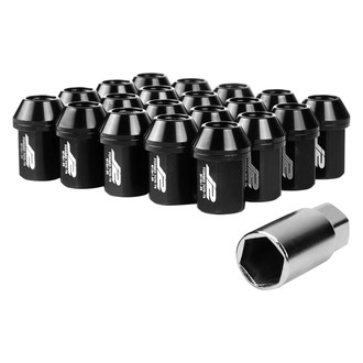 J2 Engineering® - Black Cone Seat Closed End Lug Nuts