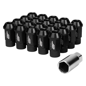 J2 Engineering® - Cone Seat Open End Knurled Top Lug Nuts
