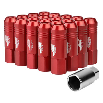 J2 Engineering® - Red Cone Seat Open End Lug Nuts