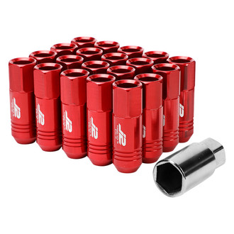 J2 Engineering® - Red Cone Seat Open End Lug Nuts