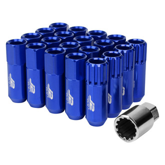 J2 Engineering® - Blue Cone Seat Open End Lug Wheel Installation Kit