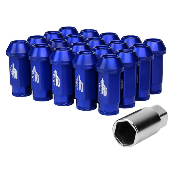 J2 Engineering® - Blue Cone Seat Open End Lug Nuts