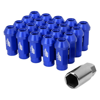 J2 Engineering® - Blue Cone Seat Open End Lug Nuts