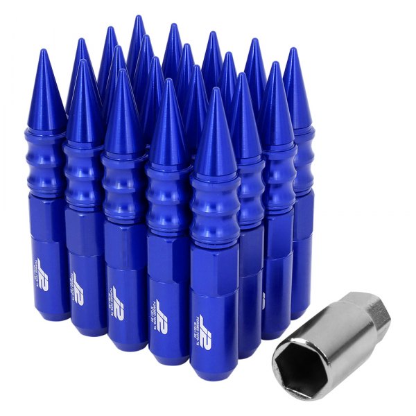 J2 Engineering® - Blue Cone Seat Spiked Lug Nuts