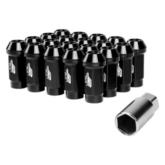 J2 Engineering® - Black Cone Seat Closed End Lug Nuts