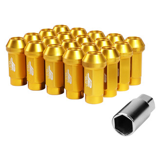 J2 Engineering® - Gold Cone Seat Closed End Lug Nuts
