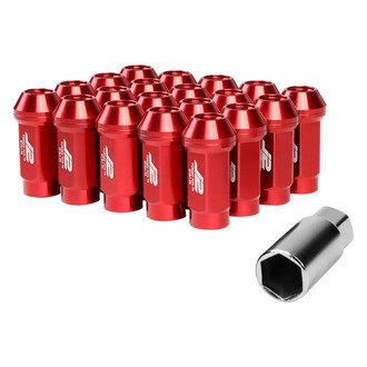 J2 Engineering® - Red Cone Seat Closed End Lug Nuts