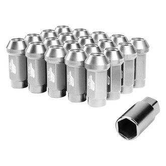 J2 Engineering® - Silver Cone Seat Closed End Lug Nuts