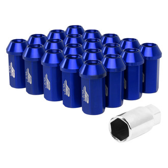J2 Engineering® - Blue Cone Seat Open End Lug Nuts