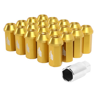 J2 Engineering® - Gold Cone Seat Open End Lug Nuts