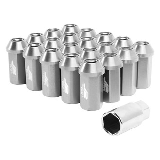 J2 Engineering® - Silver Cone Seat Open End Lug Nuts