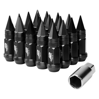 J2 Engineering® - Black Cone Seat Spiked Lug Nuts