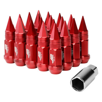 J2 Engineering® - Red Cone Seat Spiked Lug Nuts
