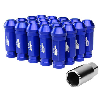 J2 Engineering® - Blue Cone Seat Open End Lug Nuts