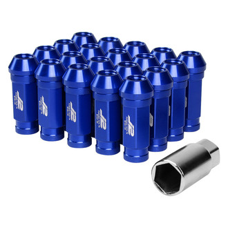 J2 Engineering® - Blue Cone Seat Open End Lug Nuts