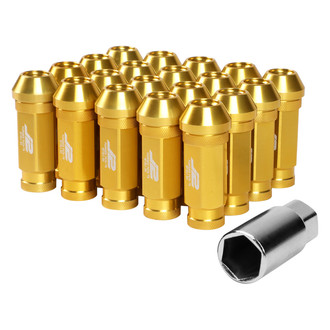 J2 Engineering® - Gold Cone Seat Open End Lug Nuts